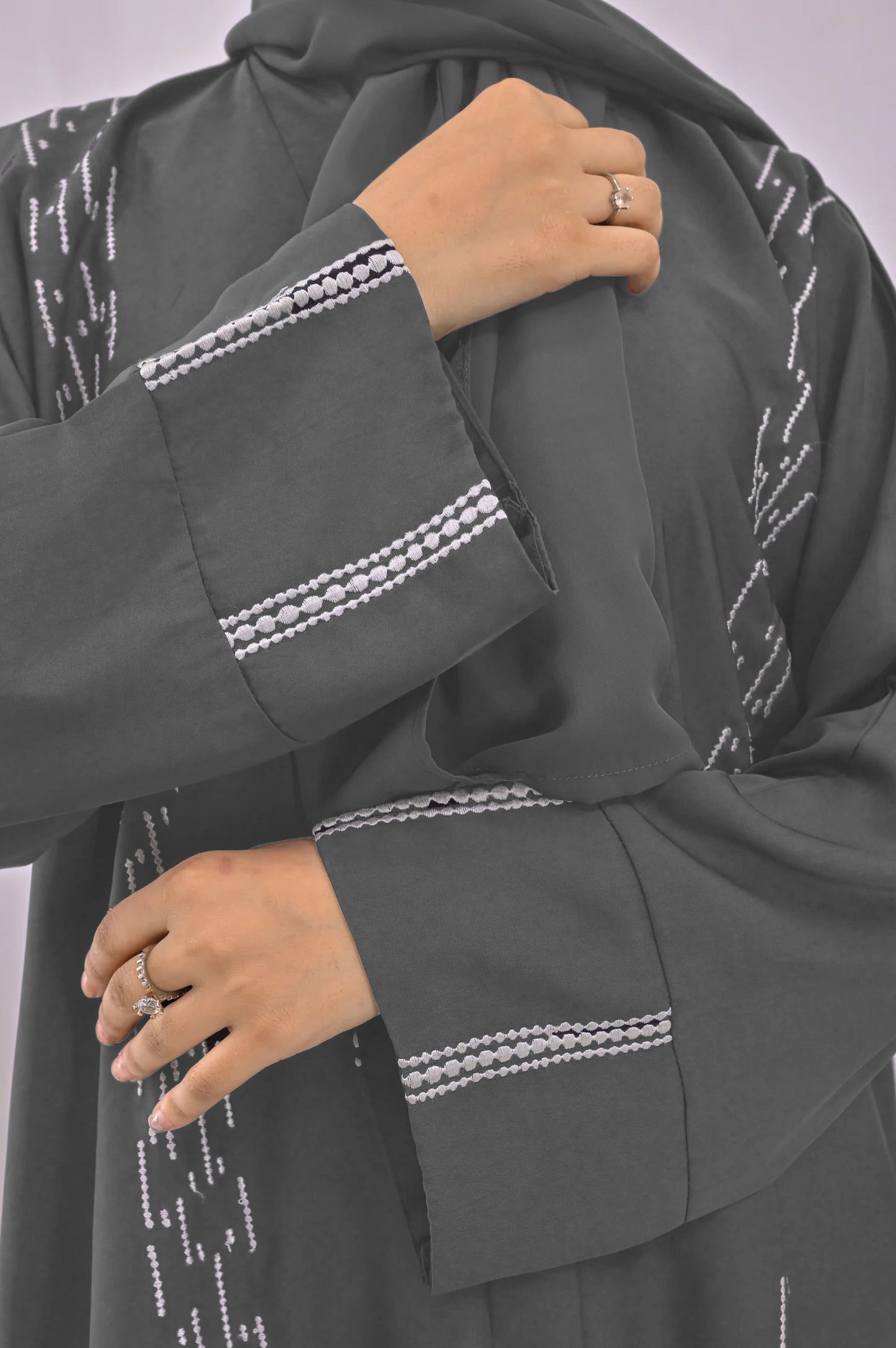 Anya Gray Abaya with hijab