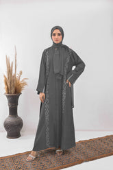 Anya Gray Abaya with hijab