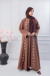AQSA Beige Abaya with hijab