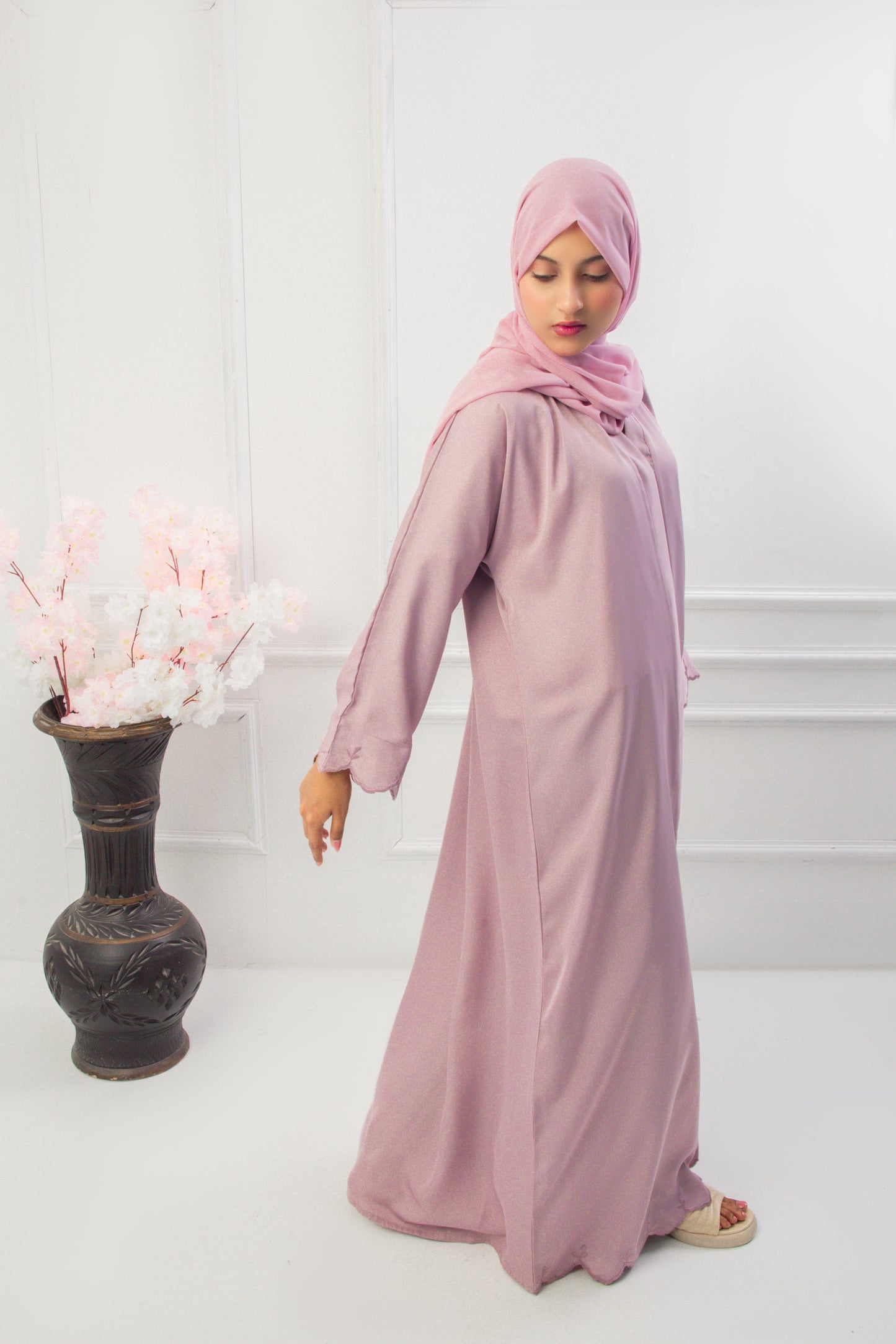 Rose Dusk Abaya