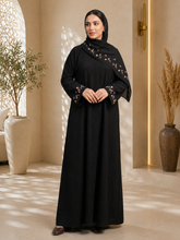 KINZA EMBERIODERED ABAYA WITH HIJAB