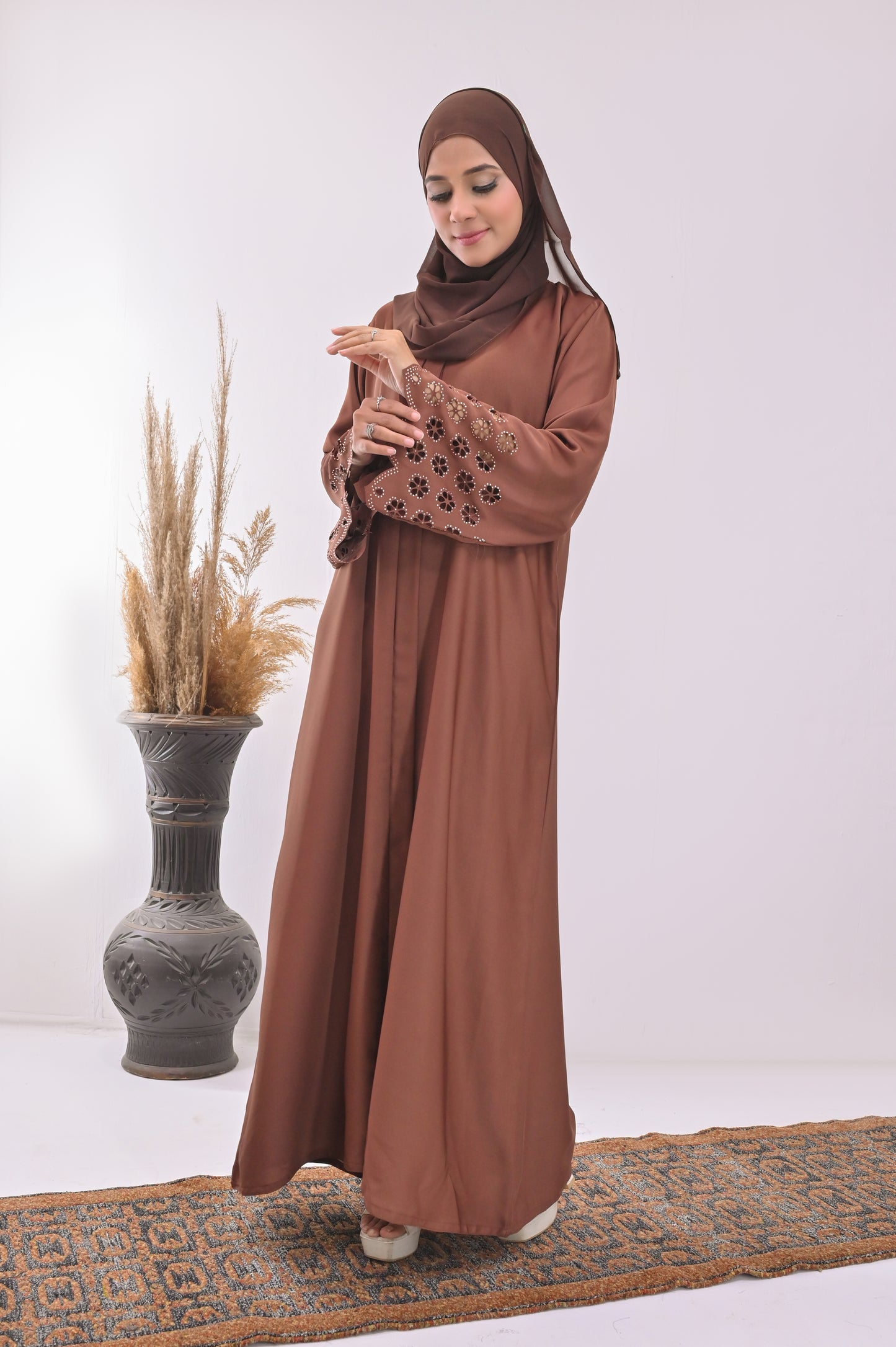 Atifa Abaya with hijab