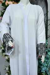 WHITE PARI ABAYA