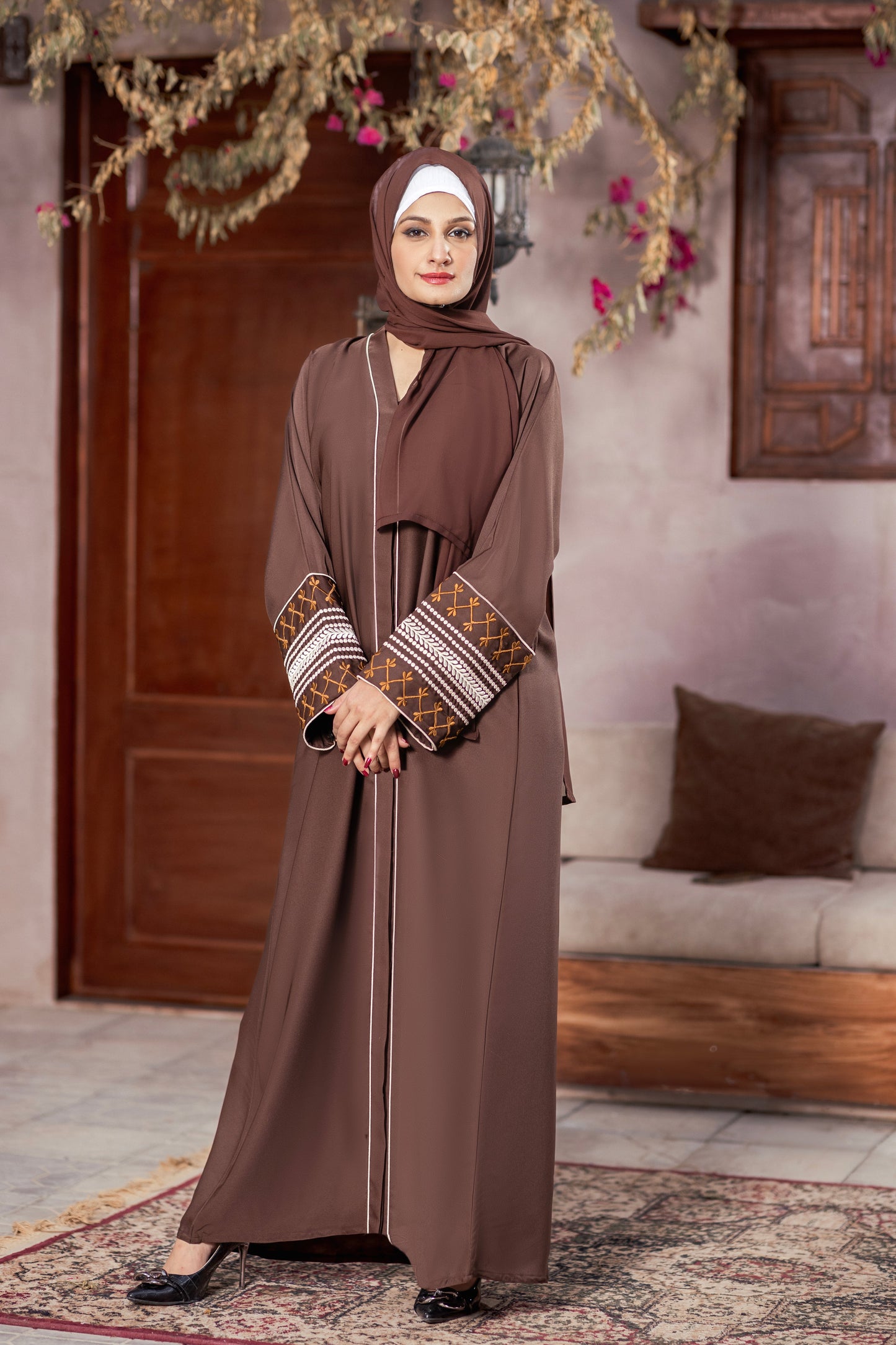 Amber Aura Abaya with Hijab