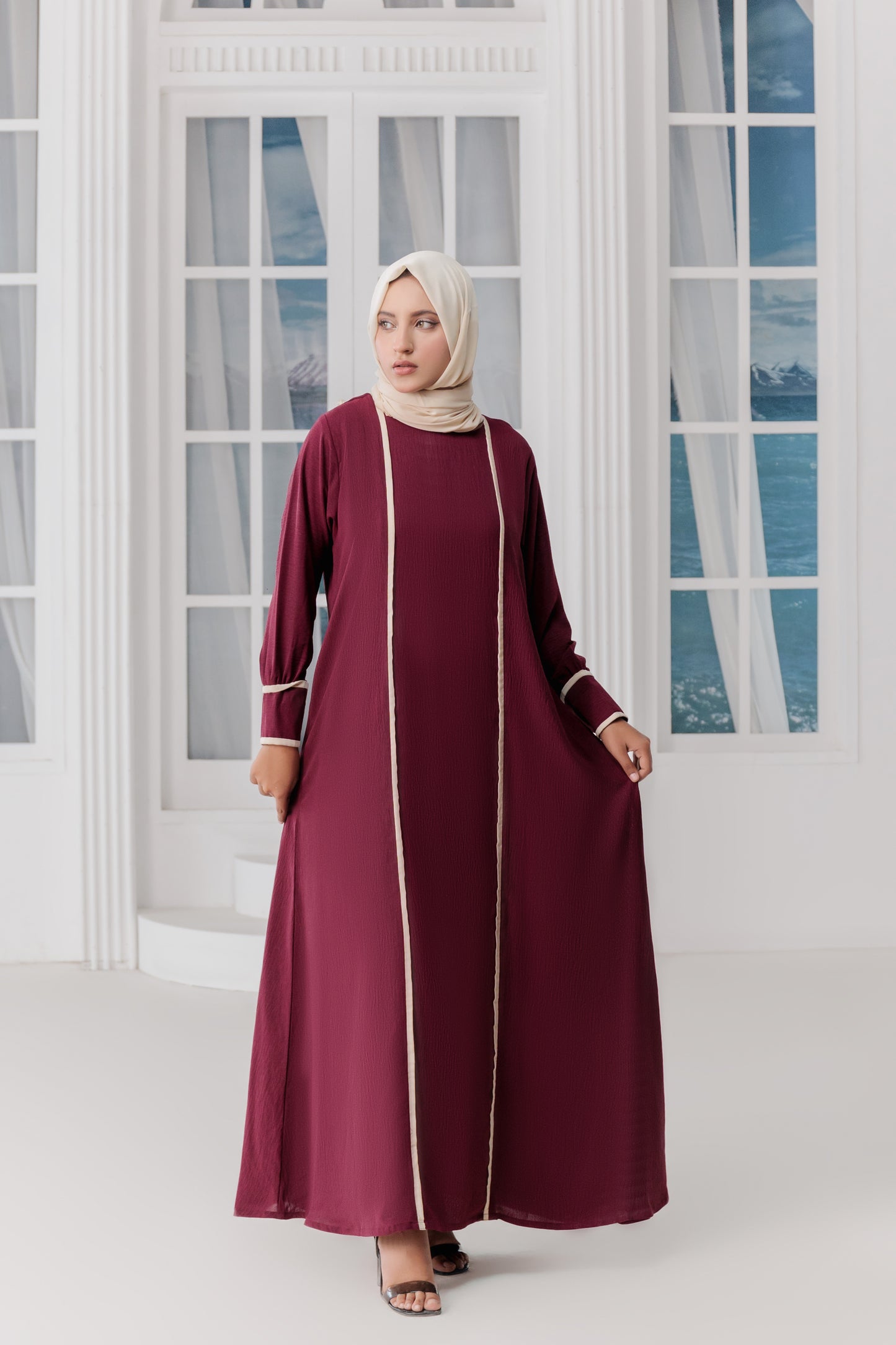 Rima Abaya with Hijab