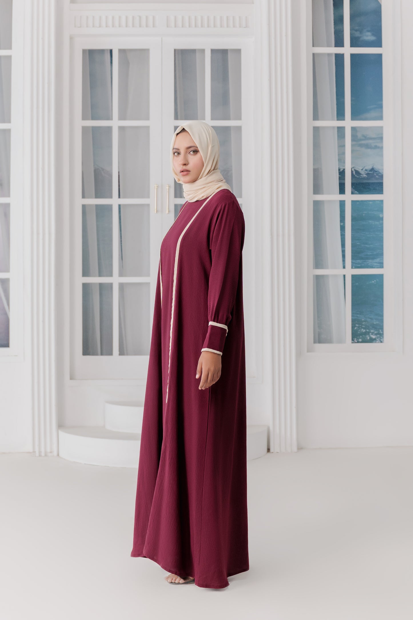 Rima Abaya with Hijab