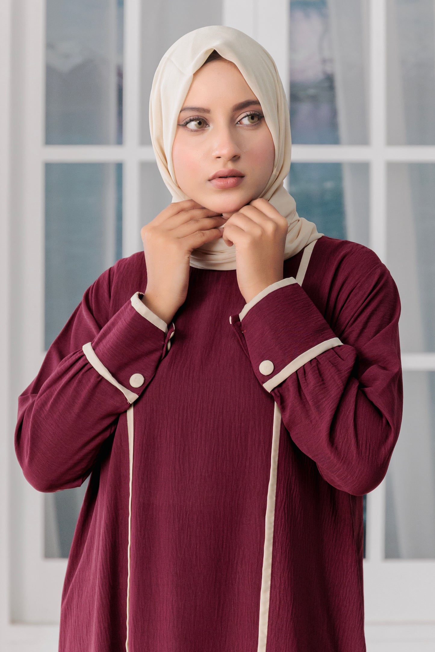 Rima Abaya with Hijab