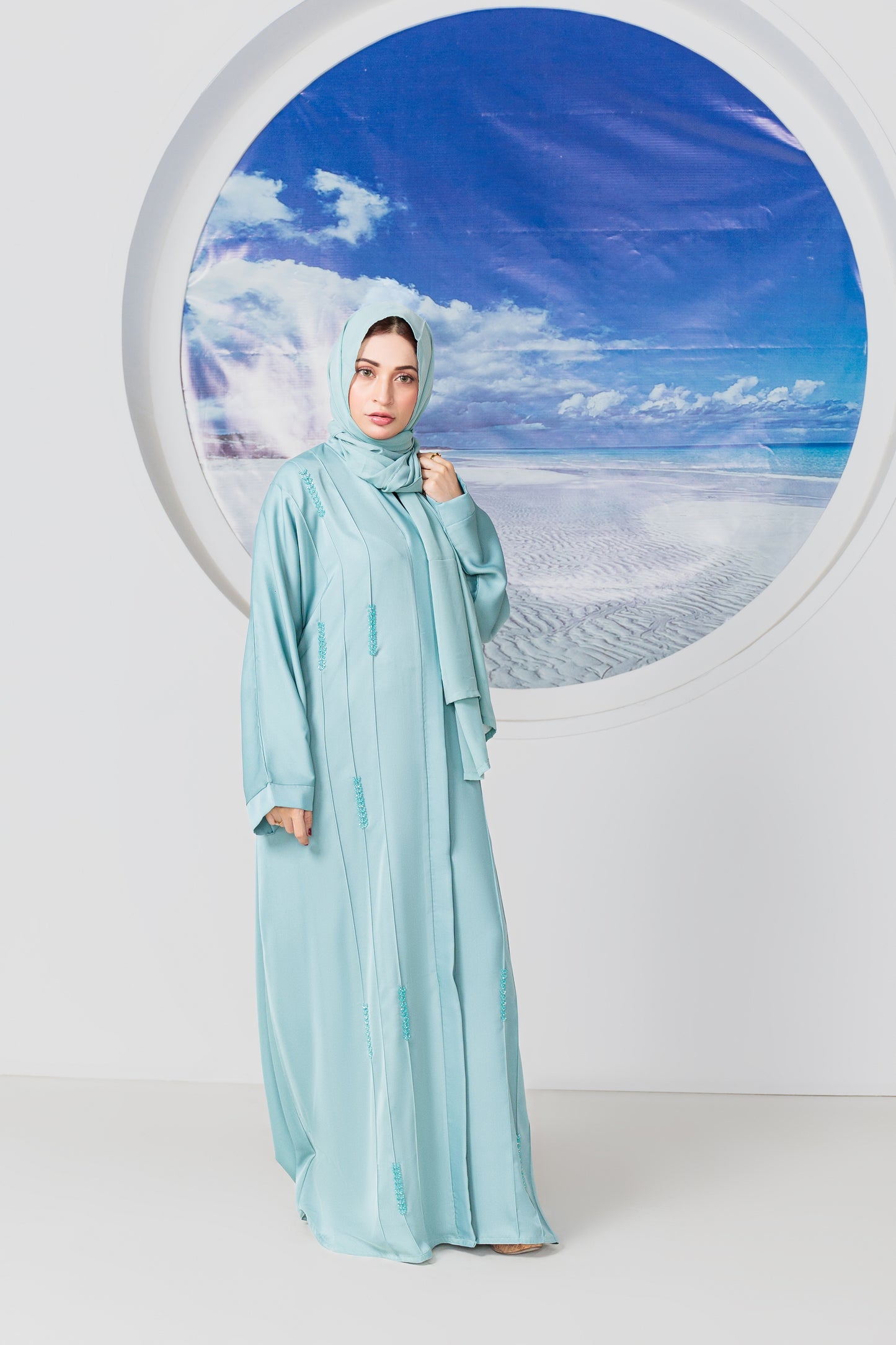 Afra Abaya with Hijab