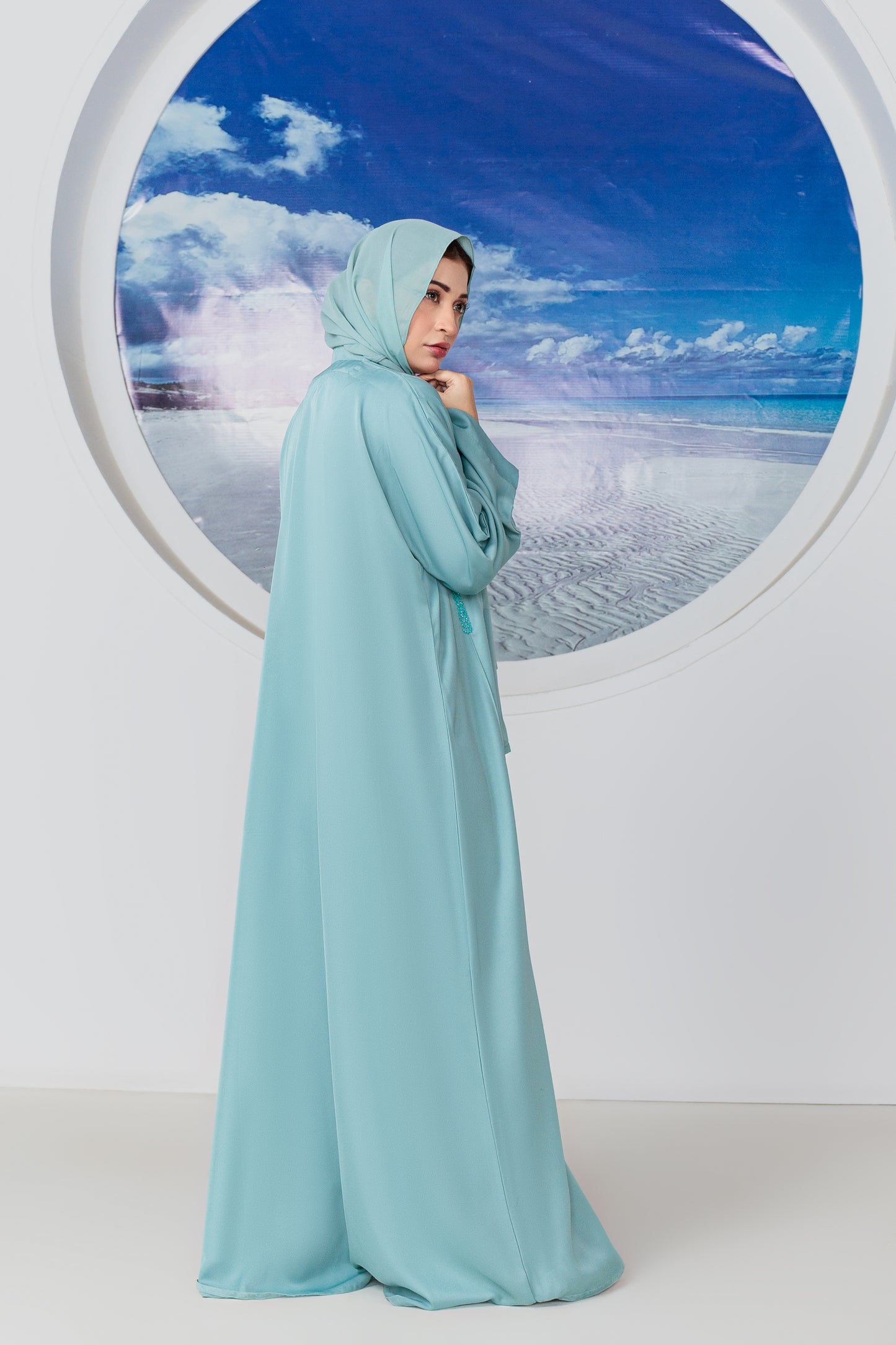 Afra Abaya with Hijab