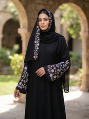 ZOYA EMBERIODERED ABAYA WITH HIJAB