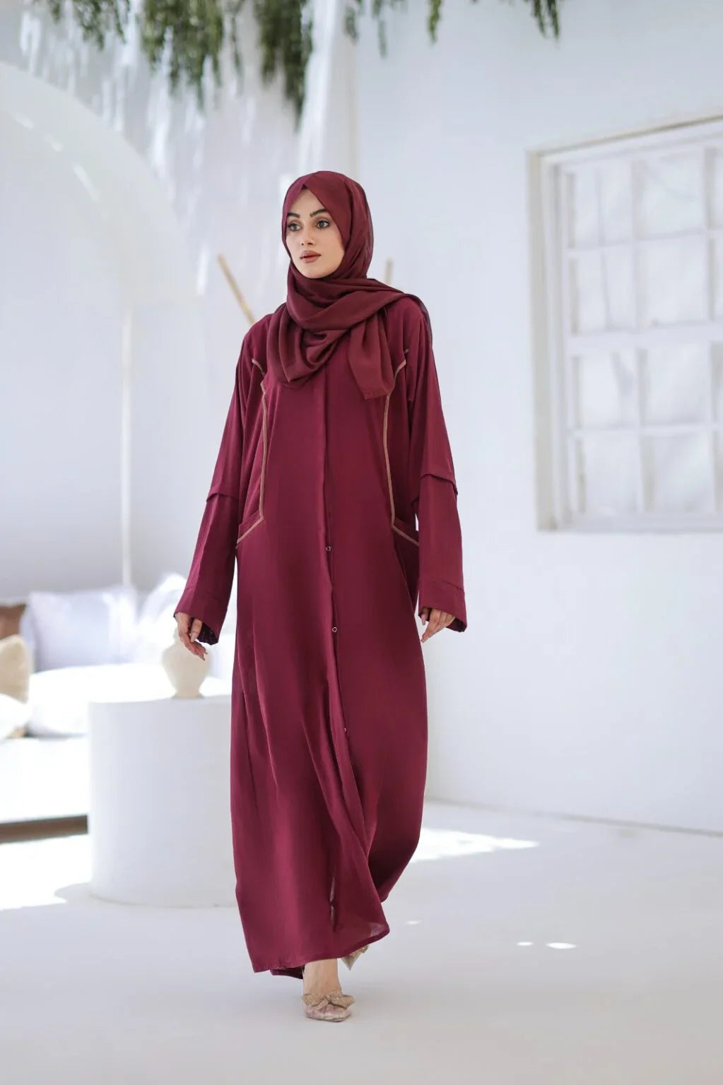 Pocketed Grace Abaya with Hijab