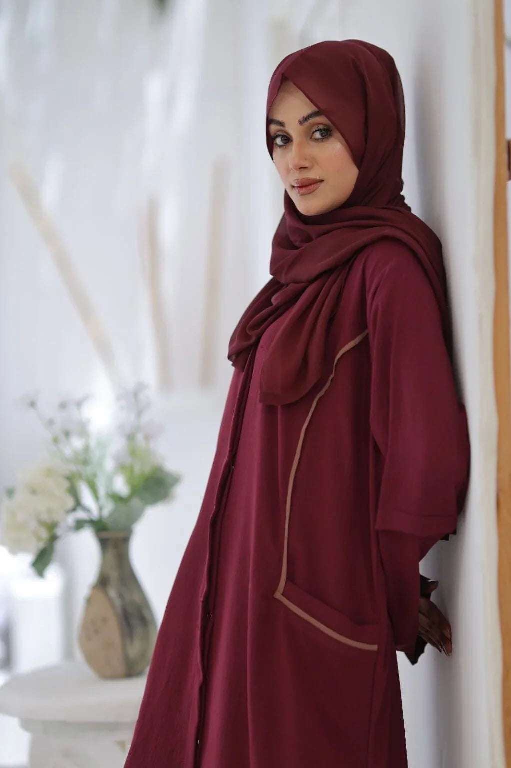 Pocketed Grace Abaya with Hijab