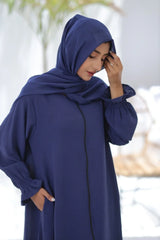 Amina Luxe Abaya With Hijab