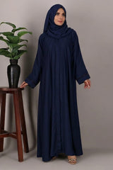 Navy blue aamira abaya