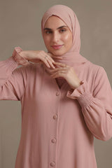 Petal Abaya With Hijab