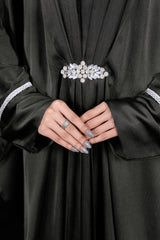 Midnight Shimmer Kaftan Abaya