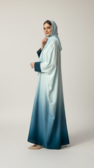 DOUBLE TONE MINT ABAYA