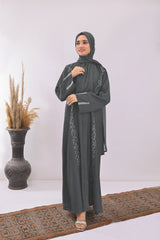 Anya Gray Abaya with hijab