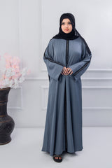 Azure Grace Abaya with hijab
