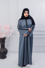 Azure Grace Abaya with hijab