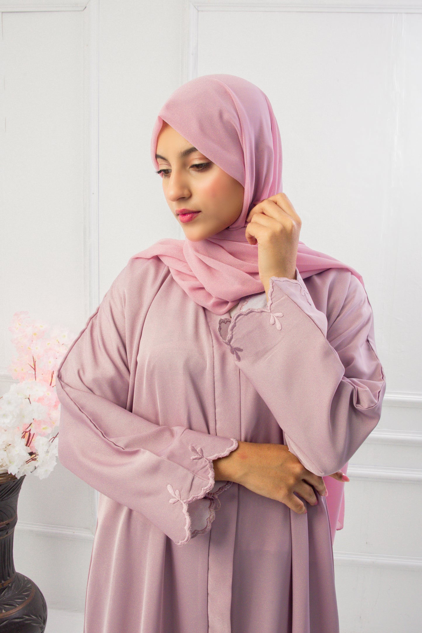 Rose Dusk Abaya