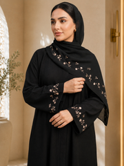 KINZA EMBERIODERED ABAYA WITH HIJAB