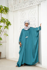 Emerald Grace Silk Kaftan