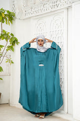 Emerald Grace Silk Kaftan