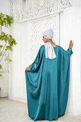 Emerald Grace Silk Kaftan