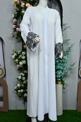 WHITE PARI ABAYA