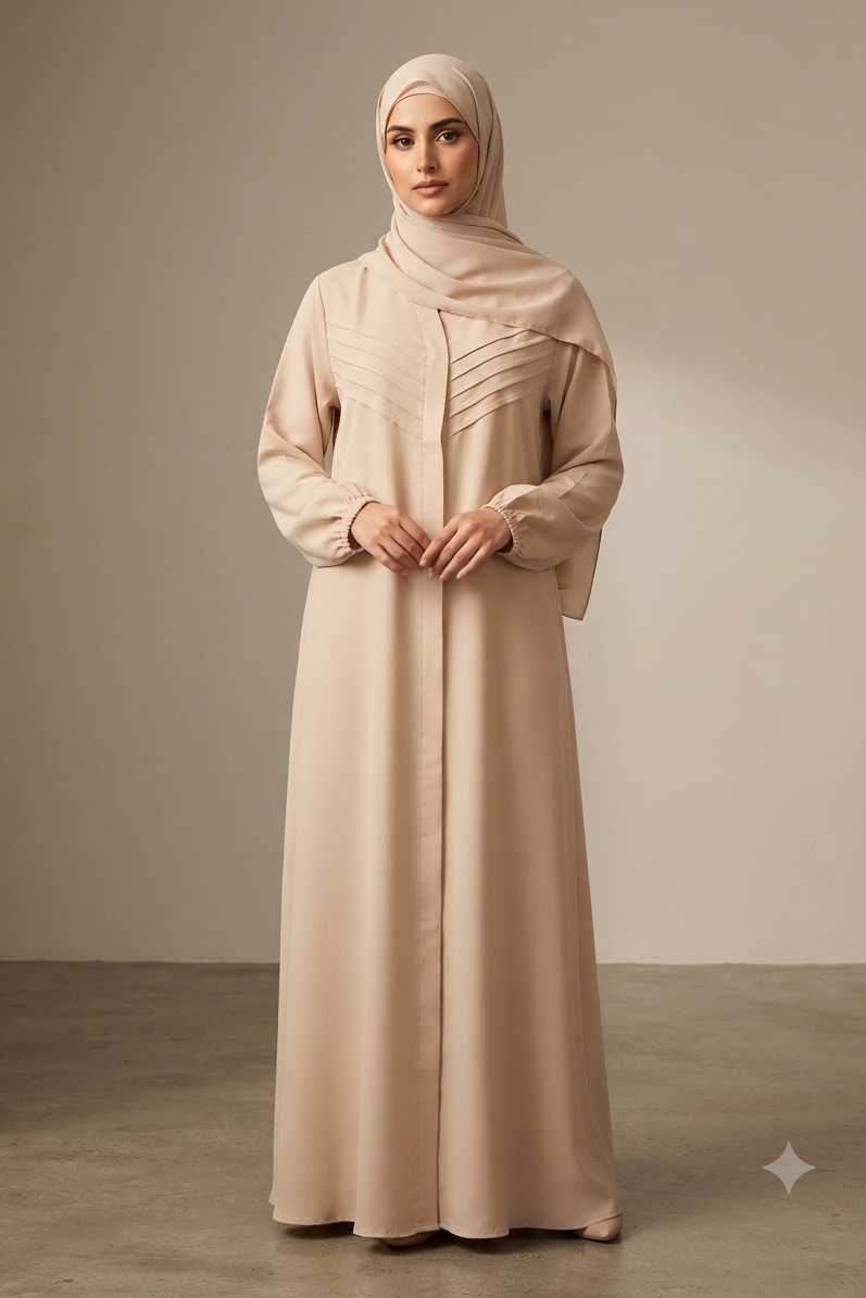 Sahara Pleat Abaya