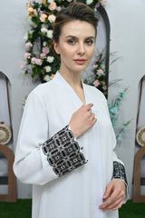 WHITE PARI ABAYA