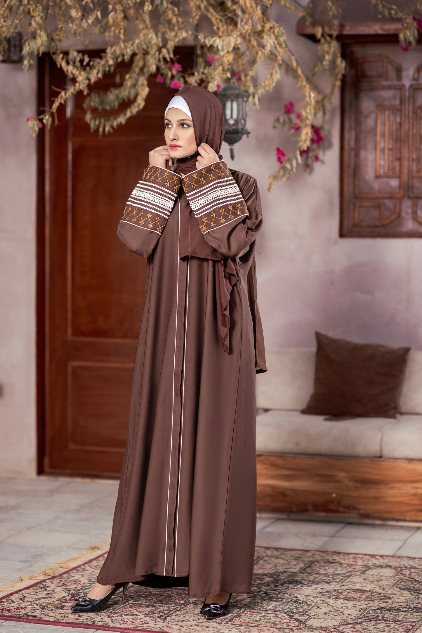 Amber Aura Abaya with Hijab