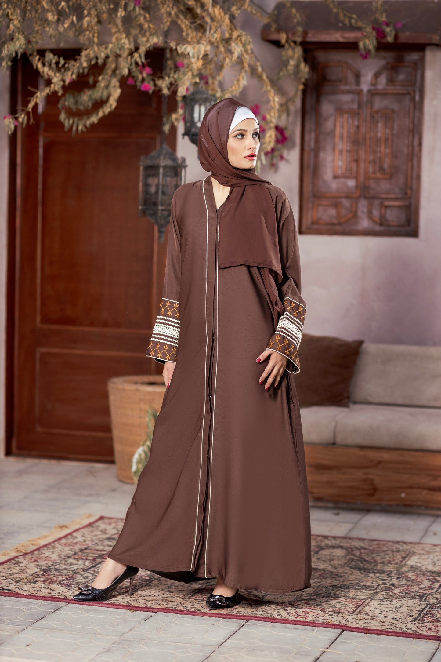 Amber Aura Abaya with Hijab
