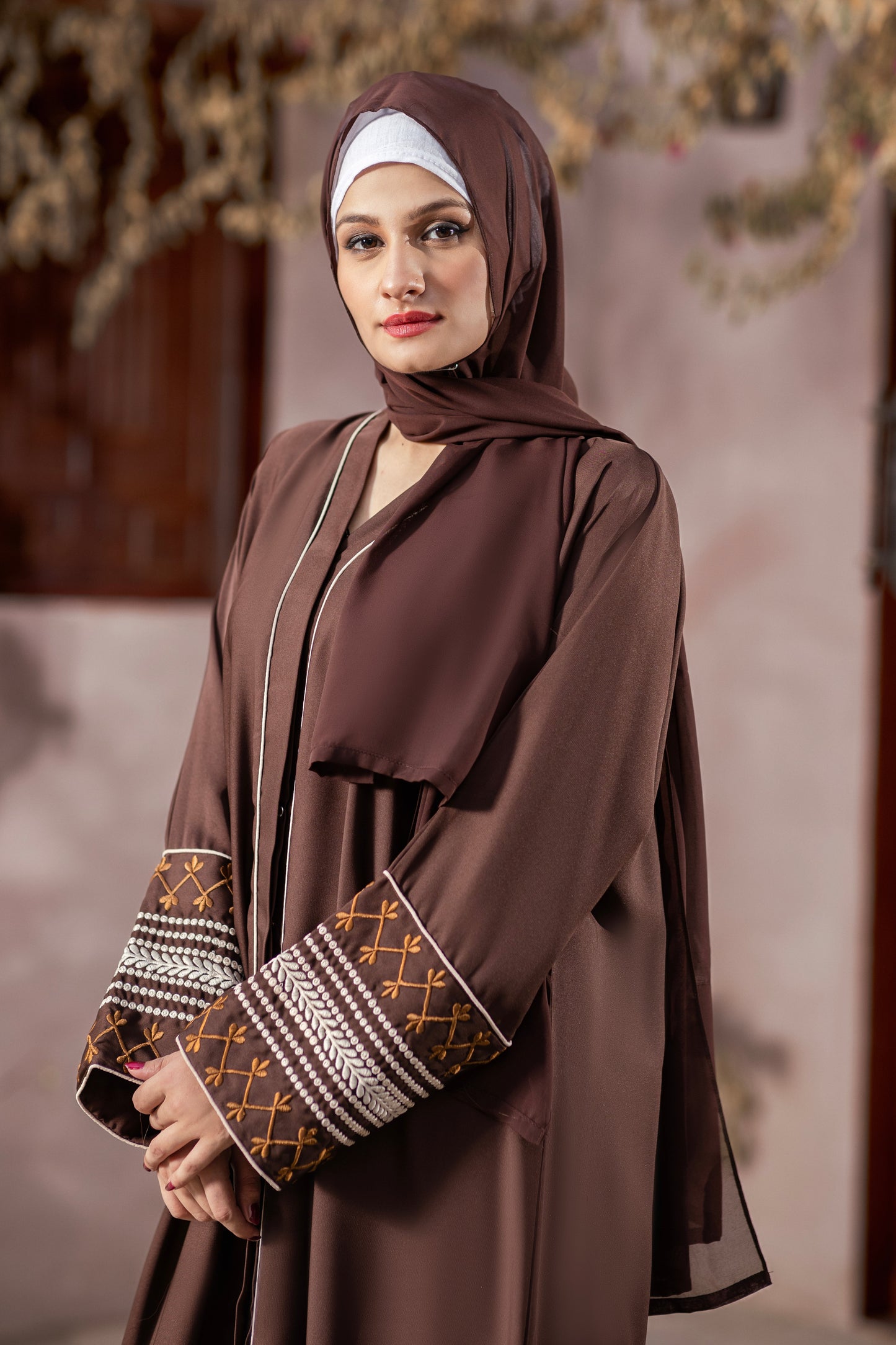 Amber Aura Abaya with Hijab