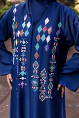 Azure Abaya with Hijab