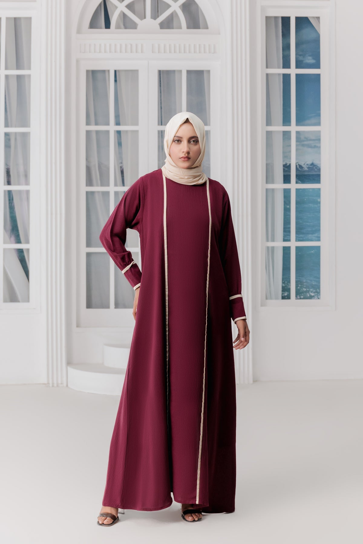 Rima Abaya with Hijab
