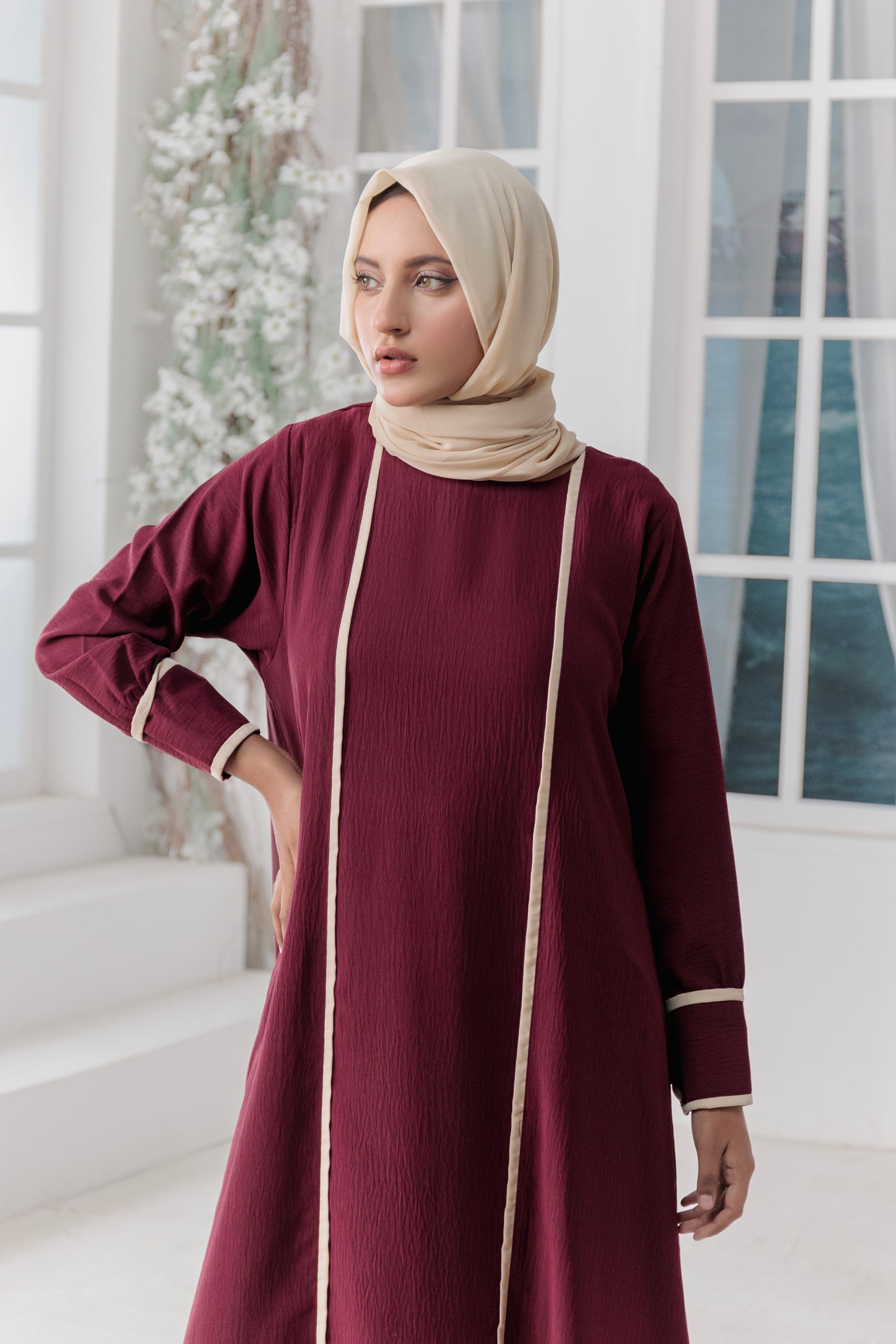 Rima Abaya with Hijab