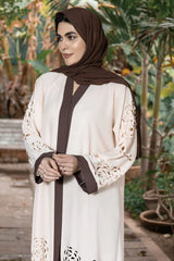 Hayat cutwork Abaya
