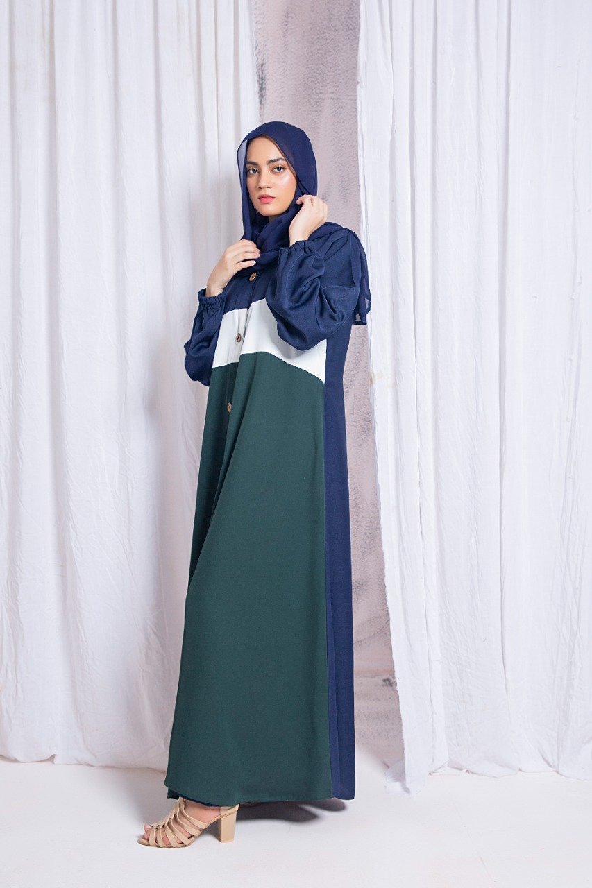 magical green abaya