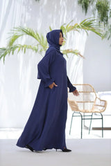Amina Luxe Abaya With Hijab