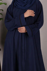 Navy blue aamira abaya
