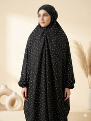Parwaz Printed Namaz Chaddar – Black